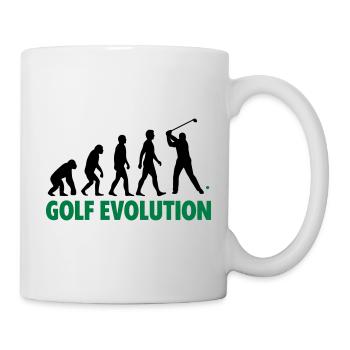 Golf Evolution Sport Motif - Mug - white - Right