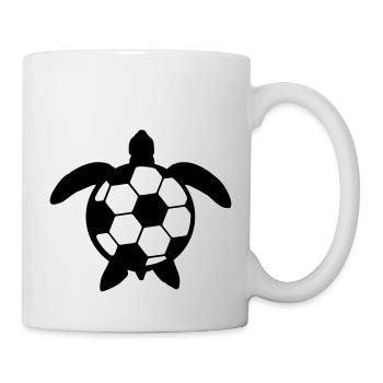 Tortue d’eau Football Sports Hobby Club Fan - Mug blanc - blanc - Droite
