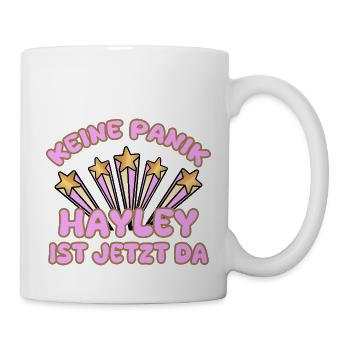 Hayley as a woman's name - Mug - white - Right