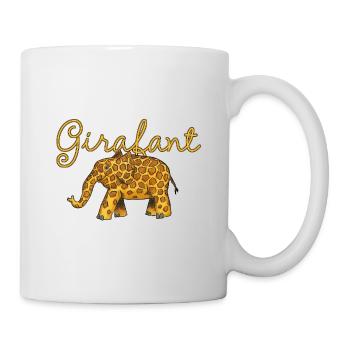 Girafant - Mug blanc - blanc - Droite