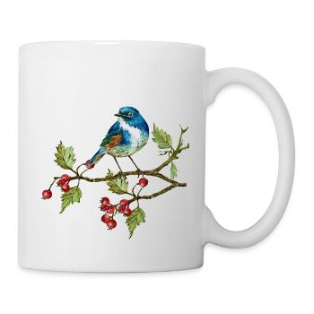 Colorful bird - Mug - white - Right