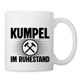 Kumpel Ruhestand - Tasse - Weiß - Rechts