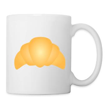croissant - Mug blanc - blanc - Droite