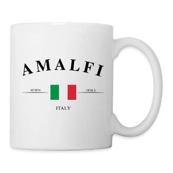 Amalfi Coordinates Vacation Italy Souvenir - Mug - white - Right