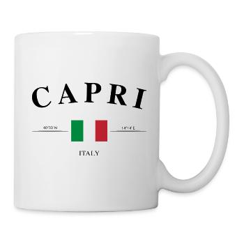 Capri Italie Vacances Voyage Souvenir - Mug blanc - blanc - Droite