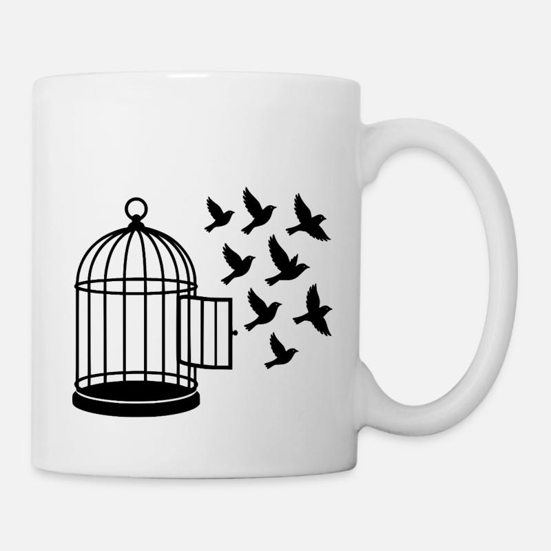 Freiheit - Tasse - Weiß