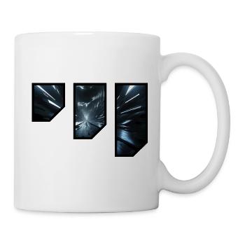Futuristic Sci-Fi Corridor Design - Mug - white - Right