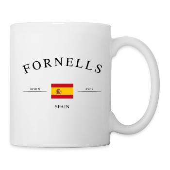 Fornells Menorca – Souvenir et cadeau de vacances - Mug blanc - blanc - Droite