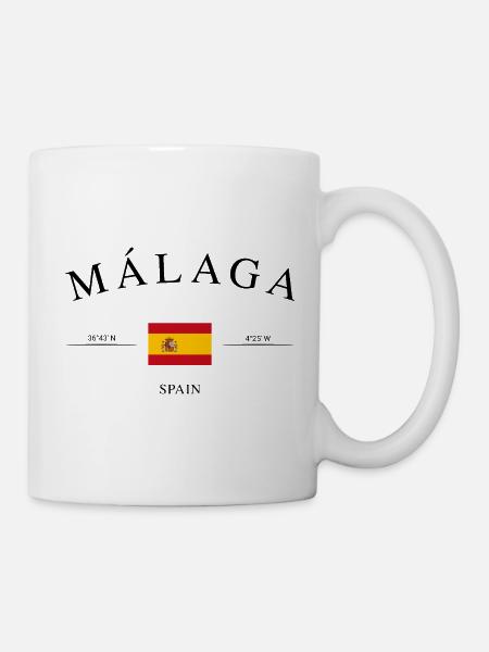 Málaga Spain – Holiday Souvenir & Gift - Mug - white