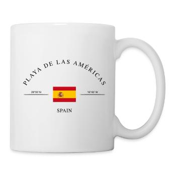 Playa de las Américas – Holiday Souvenir & Gift - Mug - white - Right
