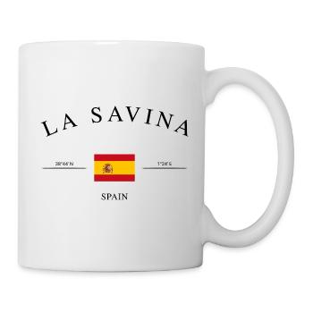La Savina Formentera – Urlaub Souvenir & Geschenk - Tasse - Weiß - Rechts