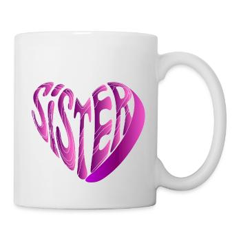 SCHWESTER - Tasse - Weiß - Rechts