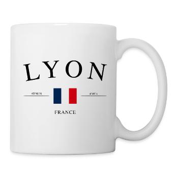 Lyon France – Holiday Souvenir & Gift - Mug - white - Right