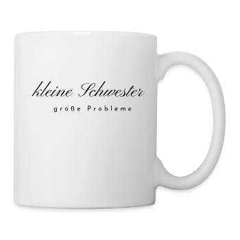 kleine Schwester - Tasse - Weiß - Rechts