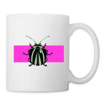Description abstraite des insectes - Mug blanc - blanc - Droite