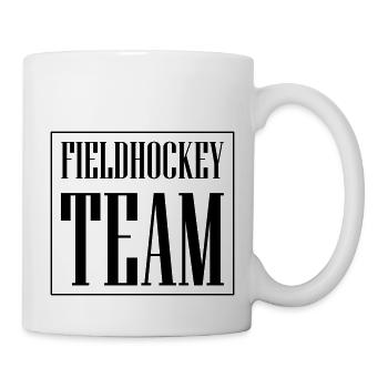 Équipe de hockey sur gazon - Mug blanc - blanc - Droite