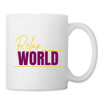 Relax-Welt - Tasse - Weiß - Rechts
