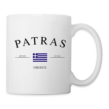 Patras, Grèce – Souvenirs et cadeaux de vacances - Mug blanc - blanc - Droite