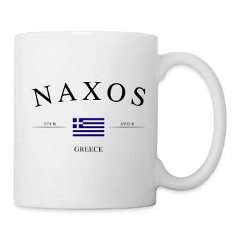 Naxos Greece – Holiday Souvenir &amp; Gift - Mug - white - Right