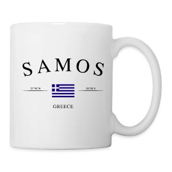 Samos, Grèce – Souvenir et cadeau de vacances - Mug blanc - blanc - Droite