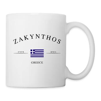 Zakynthos Greece Holiday Souvenir &amp; Gift - Mug - white - Right