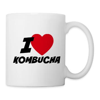 Ich liebe Kombucha - Tasse - Weiß - Rechts