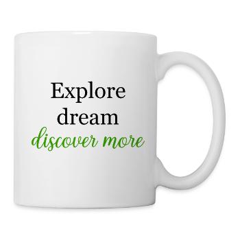 Explorer Rêve En savoir plus Parcours de vie - Mug blanc - blanc - Droite