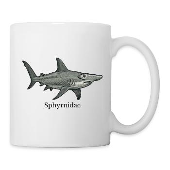 Sphyrnidae Hammerhead Shark Design - Mug - white - Right