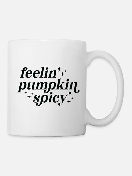 Kürbis Würzige Gefühle - Tasse - Weiß