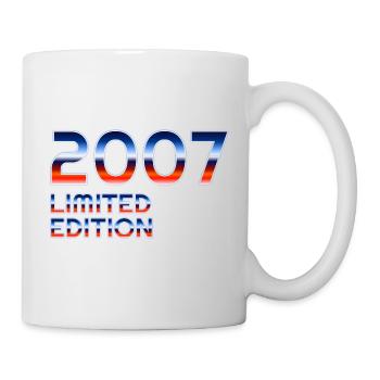 Retro 2007 Limited Edition Design - Tasse - Weiß - Rechts