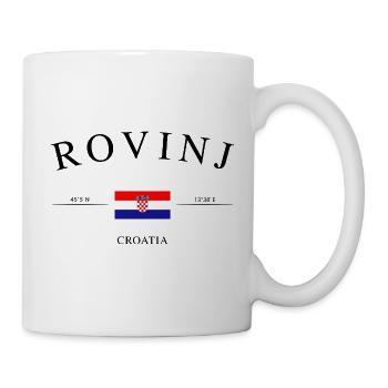 Rovinj Croatie – Souvenirs et cadeaux de vacances - Mug blanc - blanc - Droite