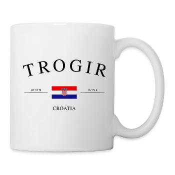 Trogir, Croatie – Souvenir et cadeau de vacances - Mug blanc - blanc - Droite