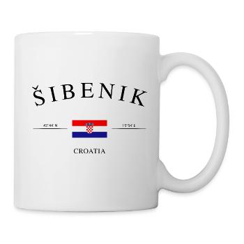Šibenik Croatie – Souvenirs et cadeaux de vacances - Mug blanc - blanc - Droite