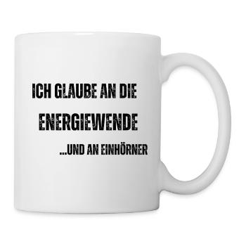 Energiewende - Tasse - Weiß - Rechts