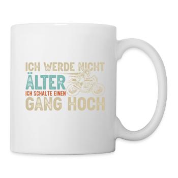 Motorcyclist Motorcycle Biker Birthday Funny - Mug - white - Right