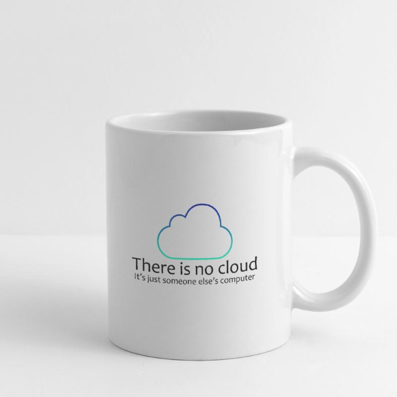 Pas de programmation dans le cloud T-shirt drôle Mug blanc