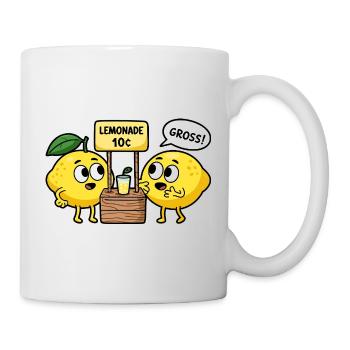 Lemon Comic – Lemonade for 10 Cents - Mug - white - Right