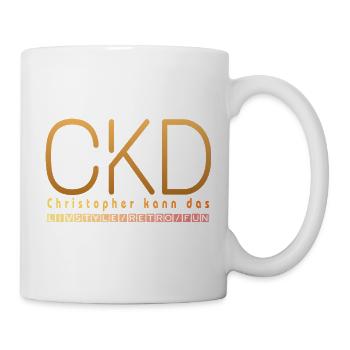 Christopher kann das  - Tasse - Weiß - Rechts