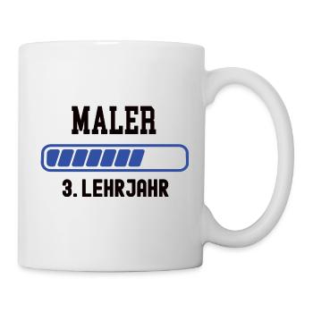 Painter training 3rd year Painter training Apprenticeship - Mug - white - Right
