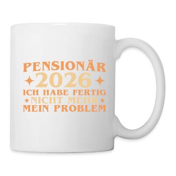 Pensioner 2026 Farewell work colleague Pension - Mug - white - Right