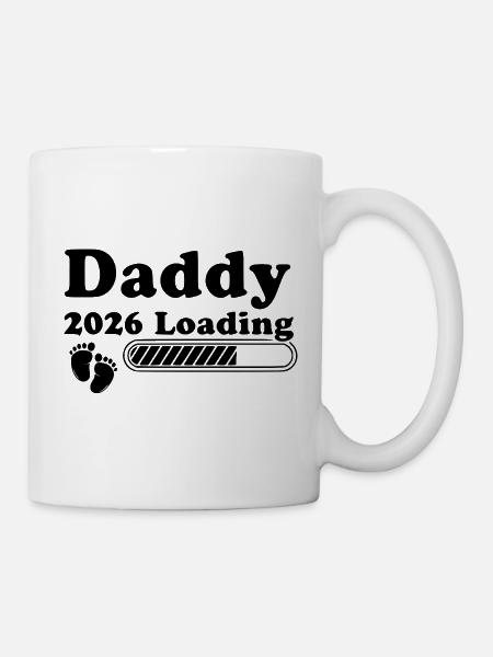 Papà 2026 Caricamento - Tazza - bianco