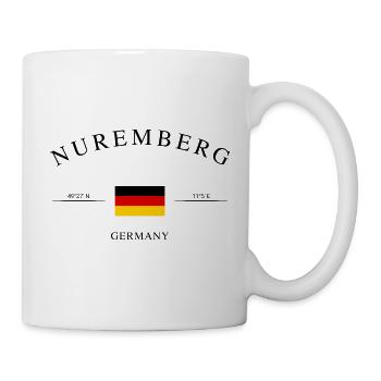 Nuremberg Germany – Holiday Souvenir & Gift - Mug - white - Right