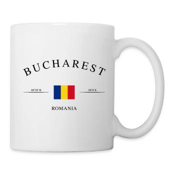 Bucharest Romania – Holiday Souvenir & Gift - Mug - white - Right