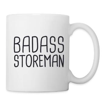 Magasinier Dur à cuire - Mug blanc - blanc - Droite