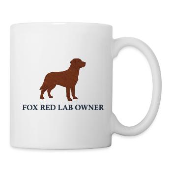 Fox red Labrador Logo - Tasse - Weiß - Rechts