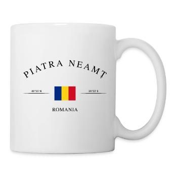Piatra Neamț Romania – Holiday Souvenir - Mug - white - Right