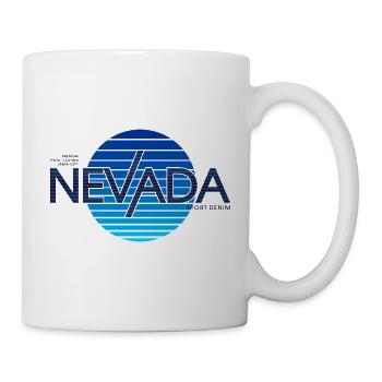Nevada Sport Denim Vintage Logo - Mug blanc - blanc - Droite
