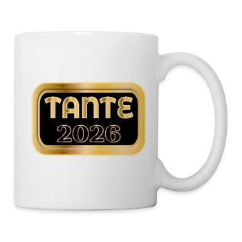 AUNT 2026 BABY ANNOUNCEMENT - Mug - white - Right