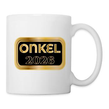 UNCLE 2026 BABY NOTICE - Mug - white - Right