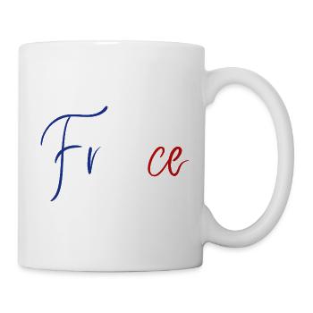 Ich liebe Frankreich, hergestellt in Frankreich - Tasse - Weiß - Rechts
